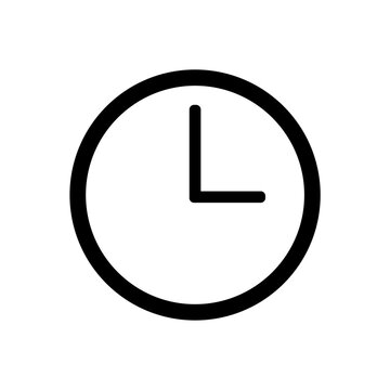 Clock flat icons. 3'O Clock. Different times. Transparent background. Vector Illustration.