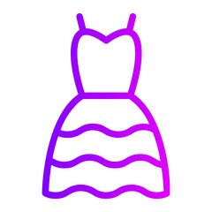 dress gradient icon