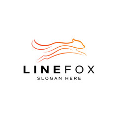 The modern logo depicts a jumping fox.