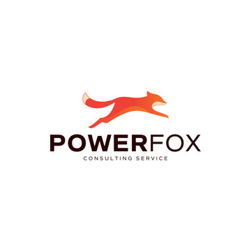 The modern logo depicts a jumping fox.