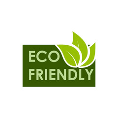 vector Green eco stickers, tags or labels