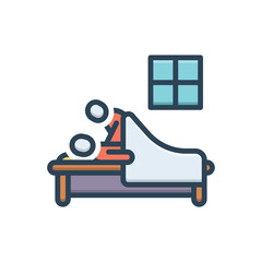 Color illustration icon for sexo 
