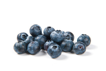 fresh blueberry isolated on a white background.