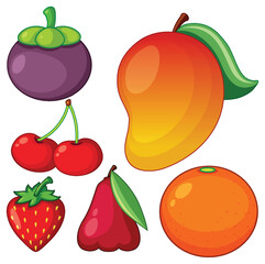A collection of different fruits