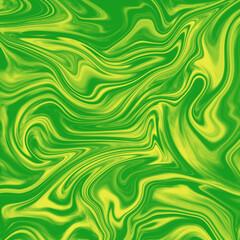 green groovy wavy lines, green abstract classic retro swir, grunge texture 