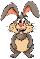 Funny Rabbit Cartoon Character
