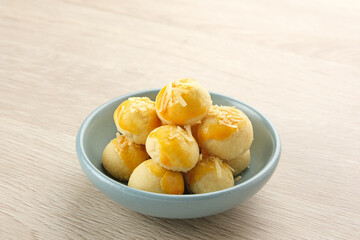 Nastar Cookies with pineapple jam inside. Familiar during the month of Ramadan and Idul Fitri. 
