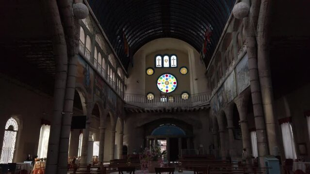 interior of the cathedral of justo gallego in madrid