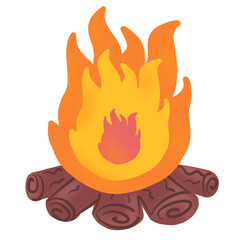 camp fire png