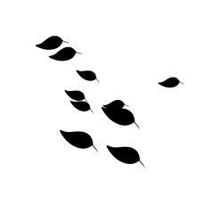 Leaf group silhouette