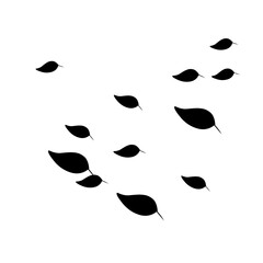 Leaf group silhouette