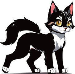 illustration of a cute Panther