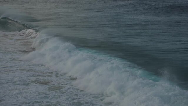 Waves and spectacular rocky coastline from El Cotillo, El Cotillo