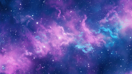 Generative AI, An abstract galaxy pattern in shades of blue and purple