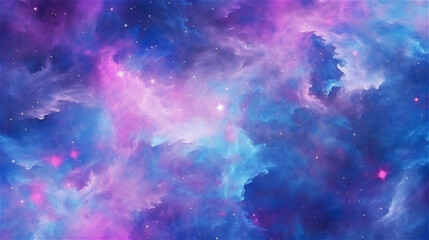 Fototapeta na wymiar Generative AI, An abstract galaxy pattern in shades of blue and purple