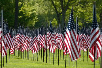 Memorial day usa concept, Ai generative