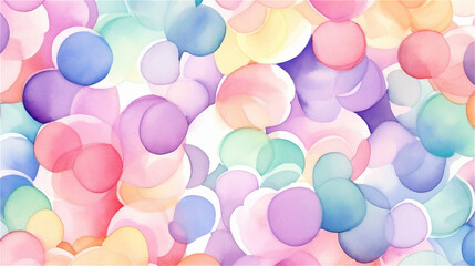 Generative AI, An abstract watercolor pattern in pastel colors