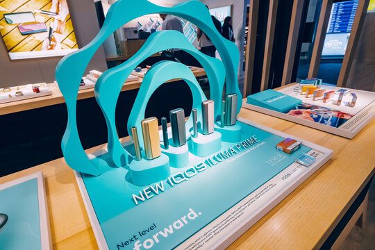 20 January 2023, Dubai, UAE: Iqos electronic cigarette in shop