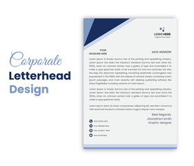 corporate letterhead design template
