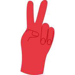 Peace Hand Gesture