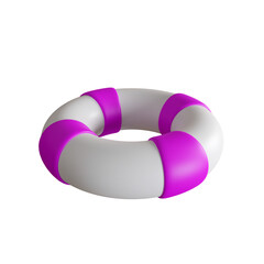 SWIMMING TUBE SUMMER 3D ISOLATED IMAGES