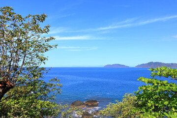 Fototapeta na wymiar View to Jaco Beach, Puntarena, Costa Rica