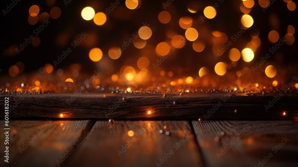 Poster background with beautiful light cicles. generative ai.