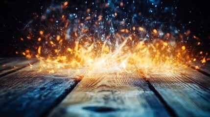 background with beautiful light flame. generative ai.