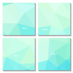abstract squares geometric colorful gradient with triangles pattern modern background for business