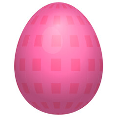 Easter Egg with gradient pink