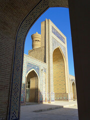 Fototapeta na wymiar Architecture of medieval buildings in Bukhara