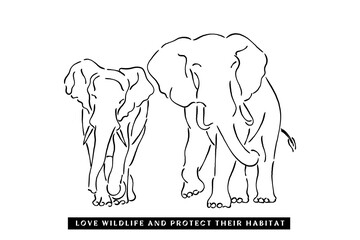 illustration of elephant 