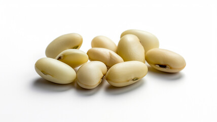 Fototapeta na wymiar isolated white background photo of Beans.. generative ai