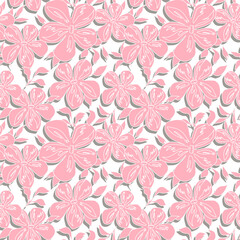 Fototapeta premium Very beautiful seamless pattern design for decorating, wallpaper, wrapping paper, fabric, backdrop and etc.