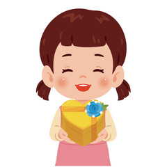 プレゼントを手に持った女の子3