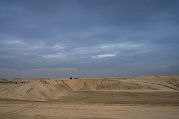 sand dunes in the desert