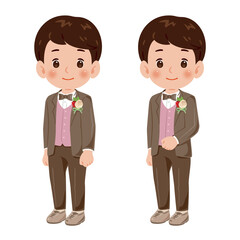 男性　カラータキシード1