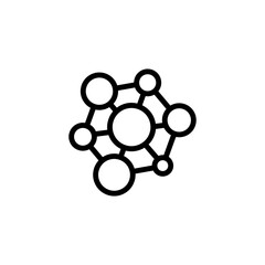 molecule sign symbol vector