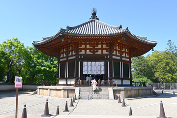 奈良市の世界文化遺産興福寺 国宝北円堂
