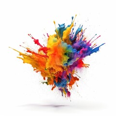 Fototapeta premium colorful paint explosion -Ai