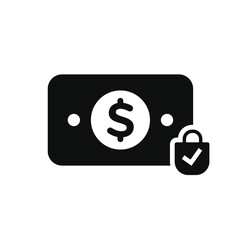 Secure payment icon isolated on white background