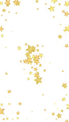 Magic stars vector overlay.  Gold stars scattered