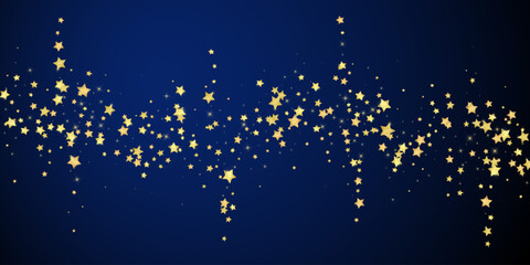 Magic stars vector overlay.  Gold stars scattered