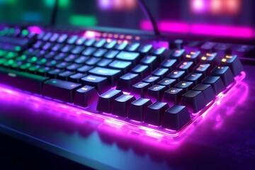 keyboard with lights
