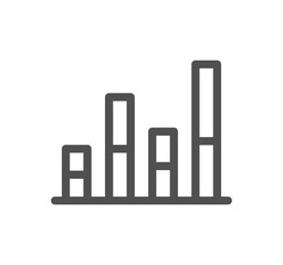 Search engine optimization related icon outline and linear vector.