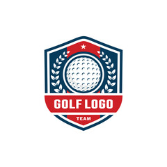 Golf logo design vector