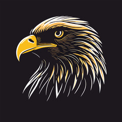 eagle head with good quality design vector illustration