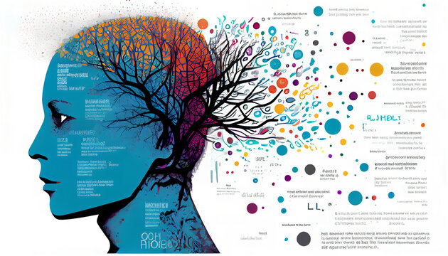 human brain mind map tree