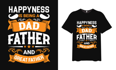 Father's Day T-Shirt Design. Vector graphic design.