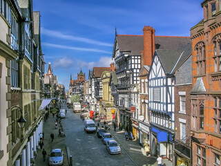 Fototapeta premium Street in Chester, England